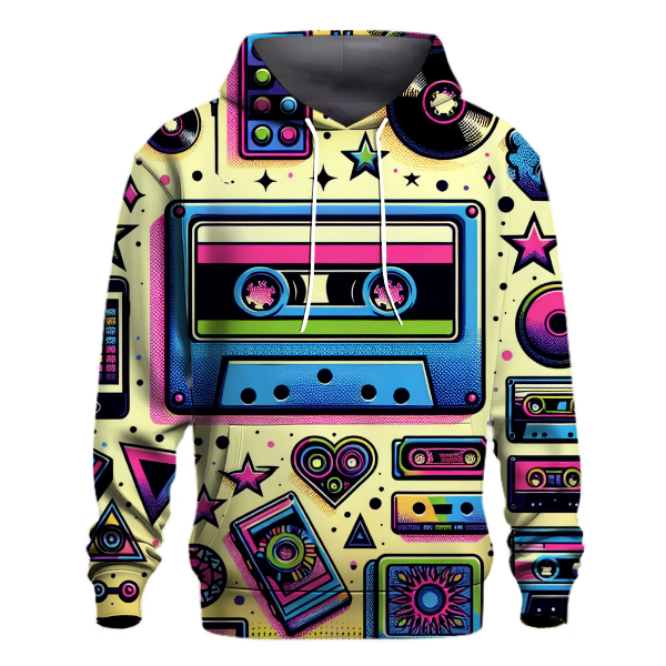 Cassette Pop Art Hoodie