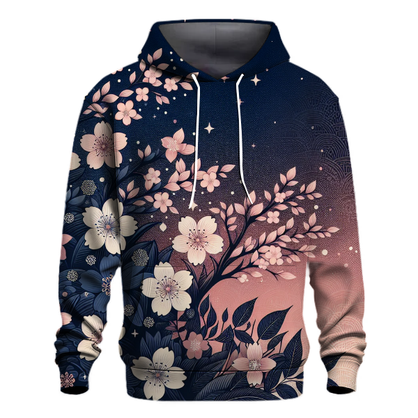 Midnight Blossom Hue Hoodie