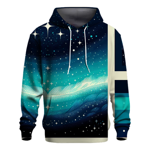 Aurora Night Gradient Design Hoodie