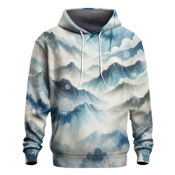 Frosted Mountain Escape Hoodie