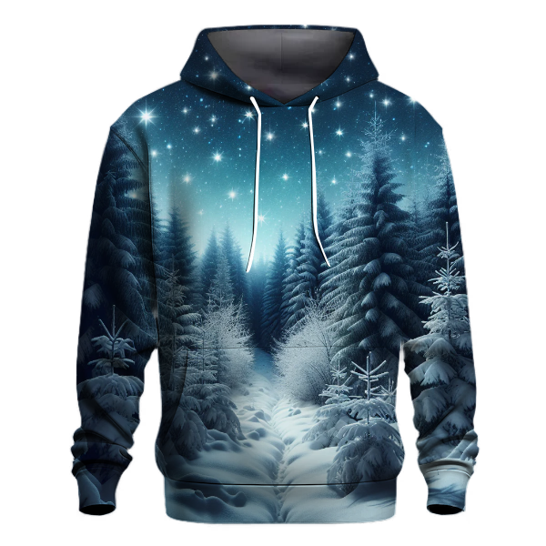 Midnight Christmas Forest Hoodie