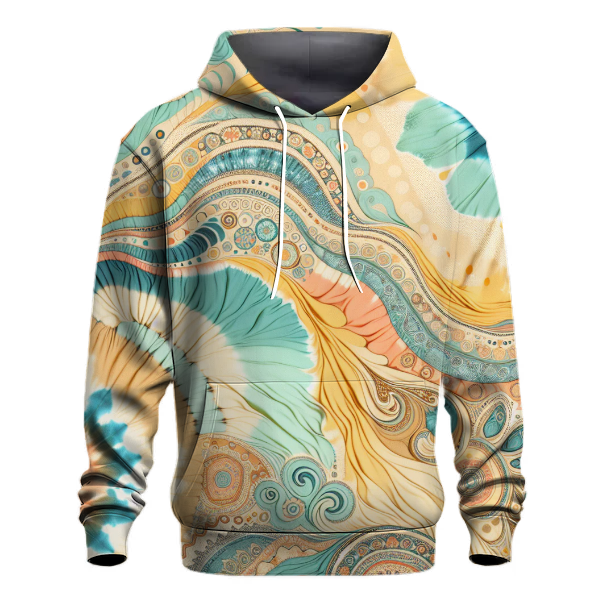 Gleaming Sands Tie-dye Design Hoodie