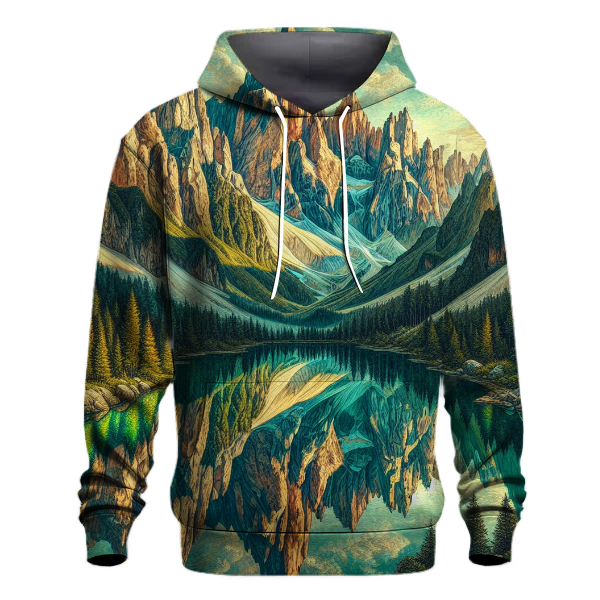 Majestic Mountain Reflection Hoodie