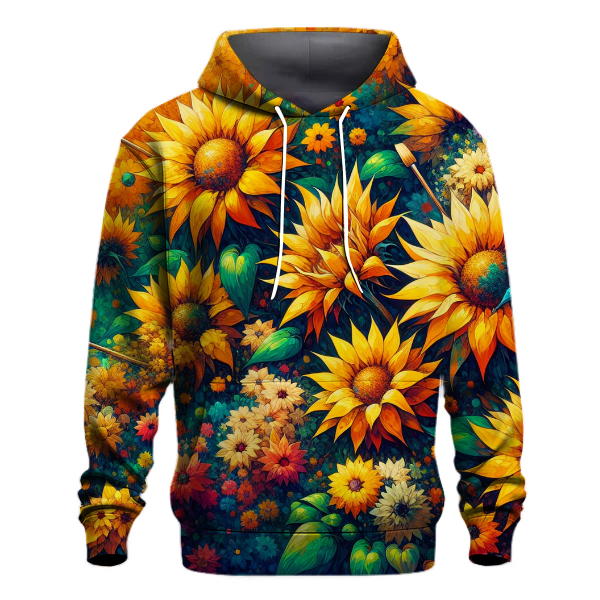 Sunshine Floral Bliss Hoodie