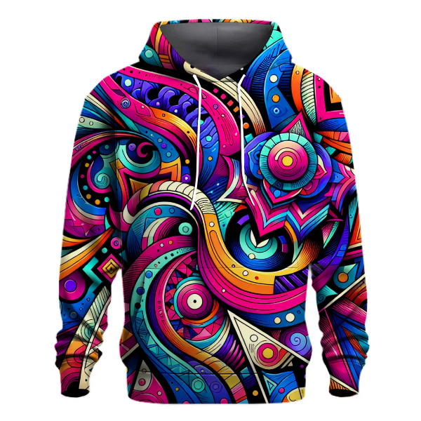 Techno Pop Illusion Hoodie