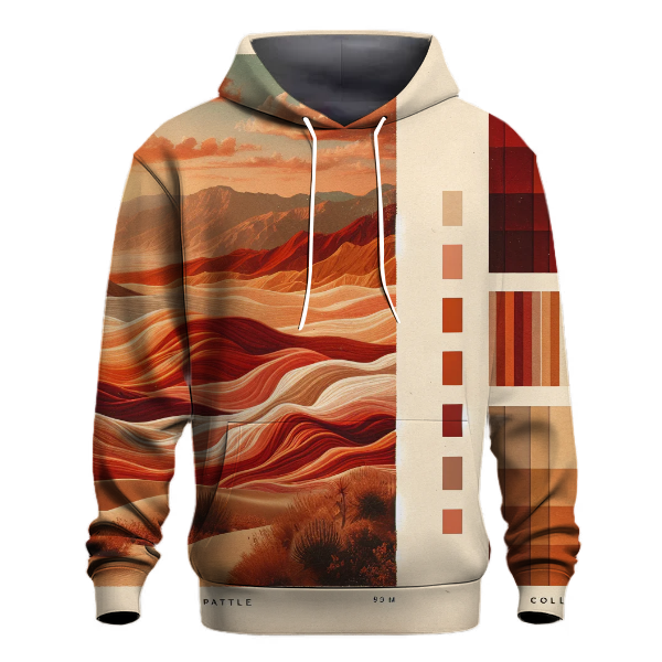 Blazing Desert Tie-dye Design Hoodie