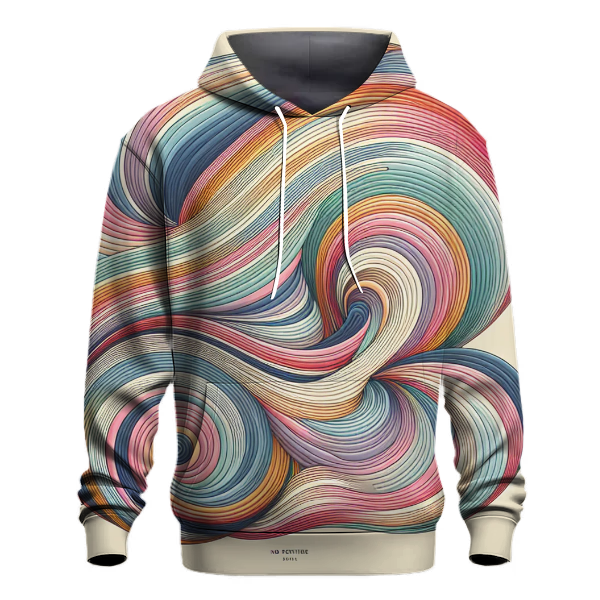 Rainbow Waves Nostalgia Hoodie