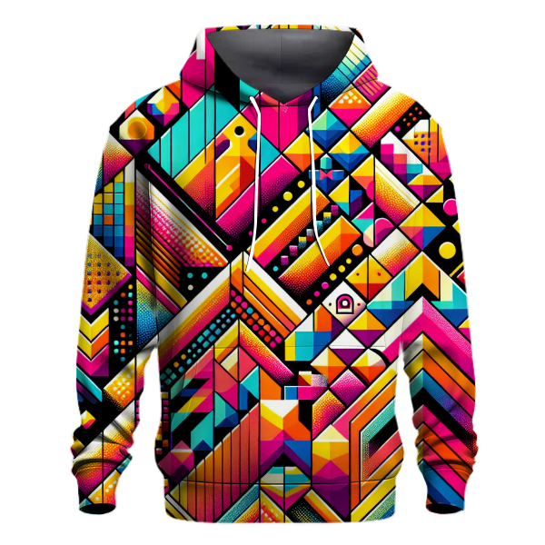 Color Burst Patterns Hoodie