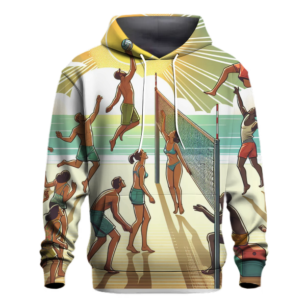 Volleyball Summer Vibes Hoodie