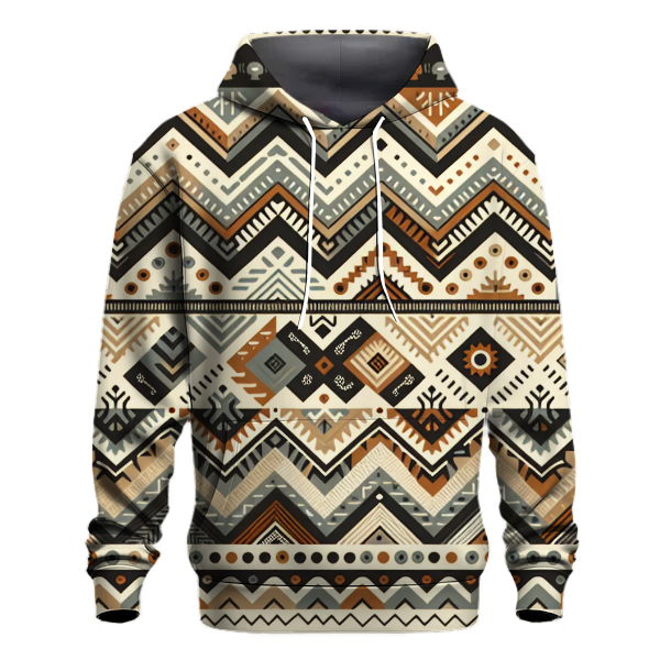Earthy Tribal Rhythms Hoodie