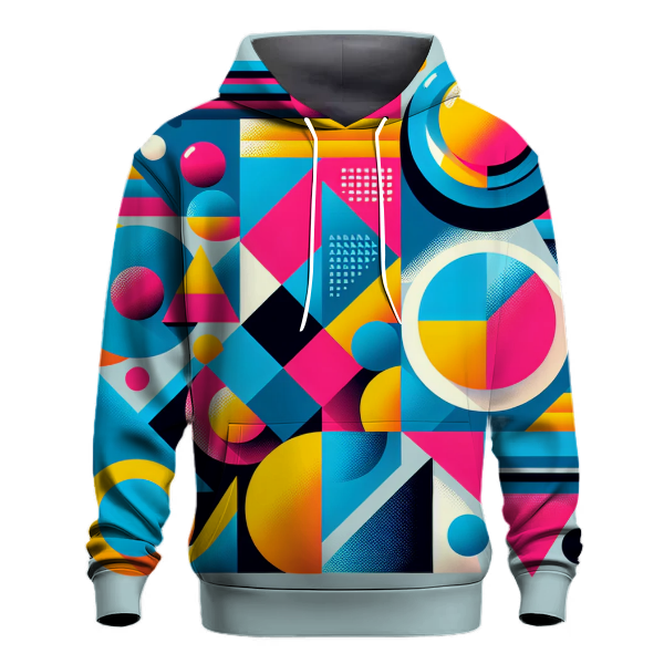 Bright Geometric Funk Hoodie