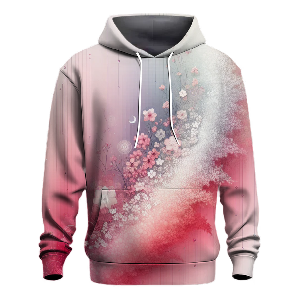 Cherry Blossom Dream Gradient Design Hoodie