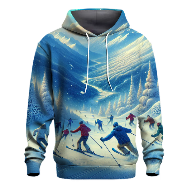 Ski Slopes Adventure Hoodie