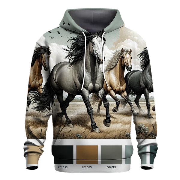 Majestic Wild Horse Freedom Hoodie