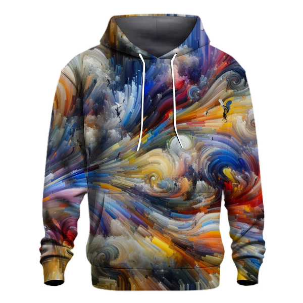 Artsy Brushstrokes Hoodie