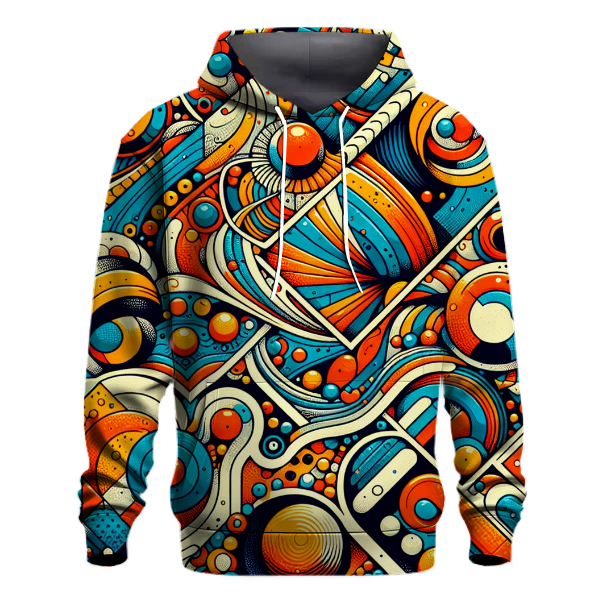 Retro Abstract Pop Hoodie