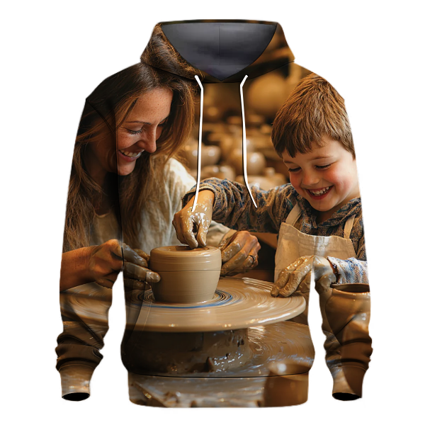 Exploring Artistic Expression A Day of Pottery Hoodie