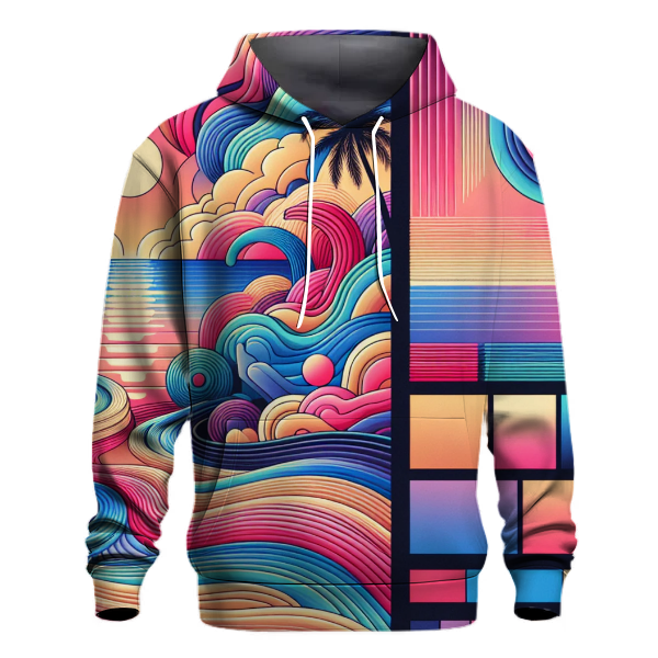 Miami Vice Colors Hoodie