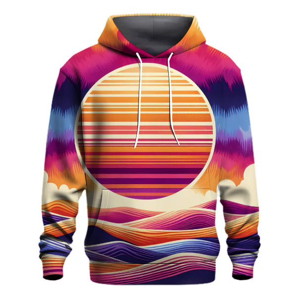 Sunset over Sahara Hoodie