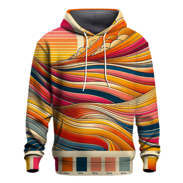 Sunset Groove Vibes Hoodie