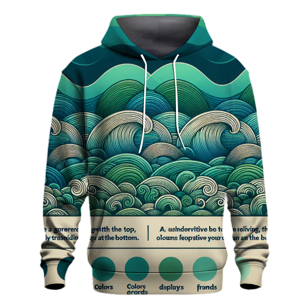 Emerald Ocean Gradient Hoodie