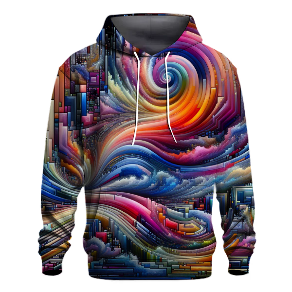 Digital Dreamscape Design Hoodie