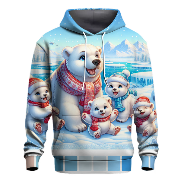 Cuddly Polar Bear Christmas Hoodie