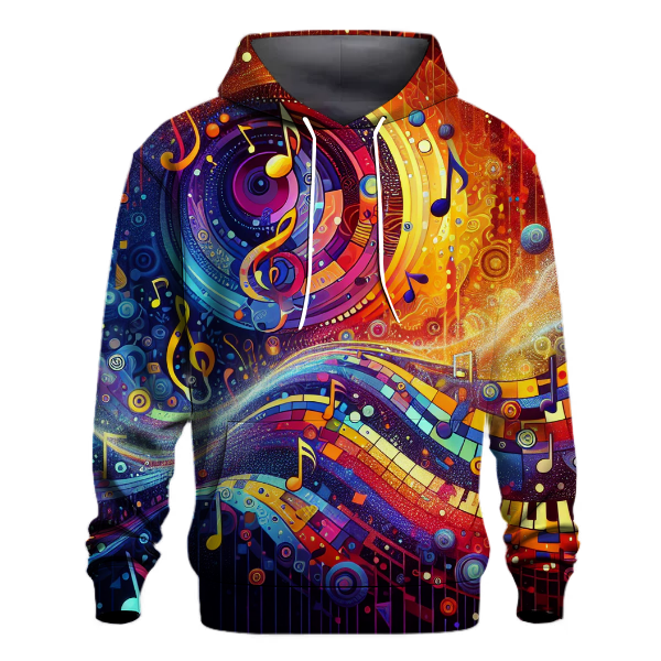 Funky Retro Music Vibes Hoodie