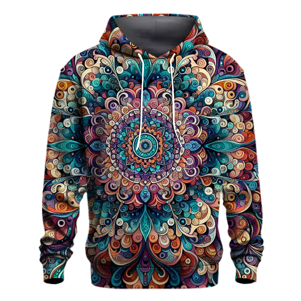 Radiant Mandala Patterns Hoodie