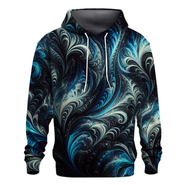 Celestial Sapphire Wave Hoodie