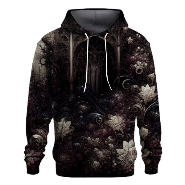 Gothic Night Bloom Hoodie