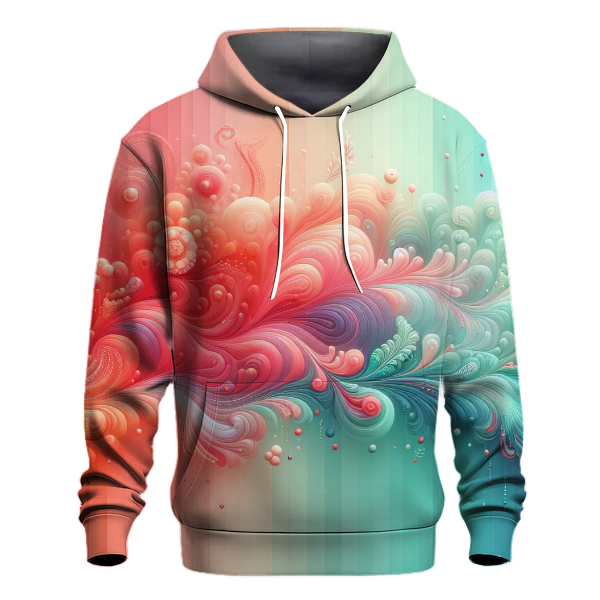 Bright Floral Breeze Hoodie