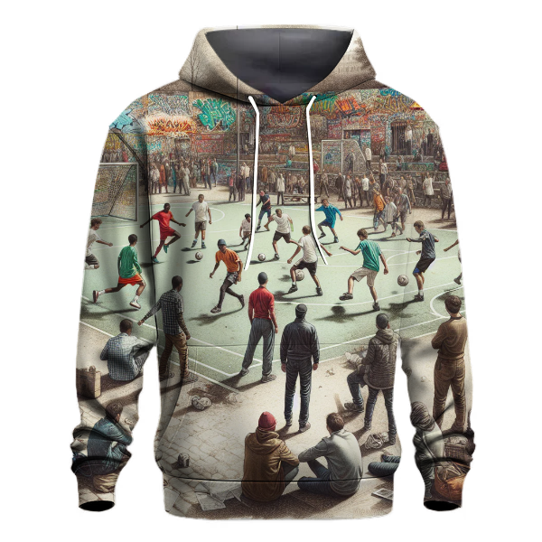 Urban Graffiti Football Hoodie