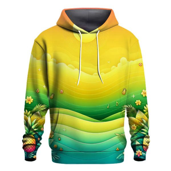 Pineapple Paradise Gradient Hoodie