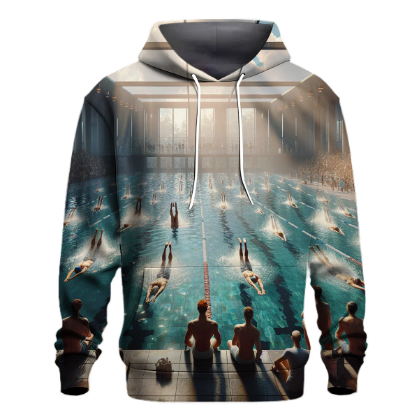 Swimming - Aquatic Elegance Hoodie