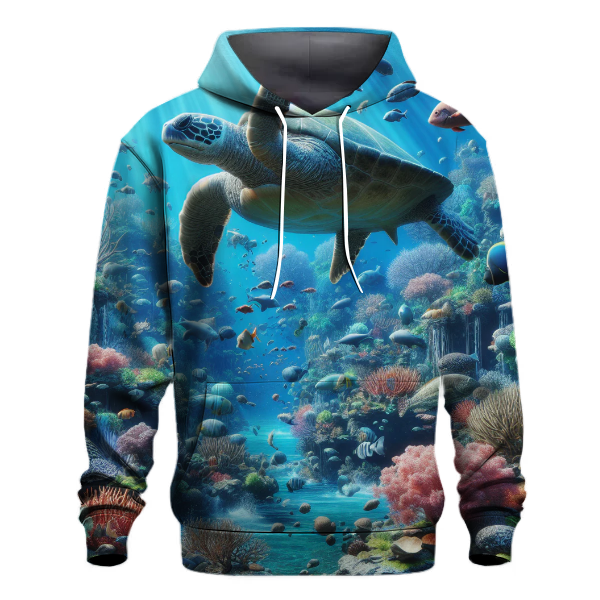 Cosmic Turtle Voyage Hoodie
