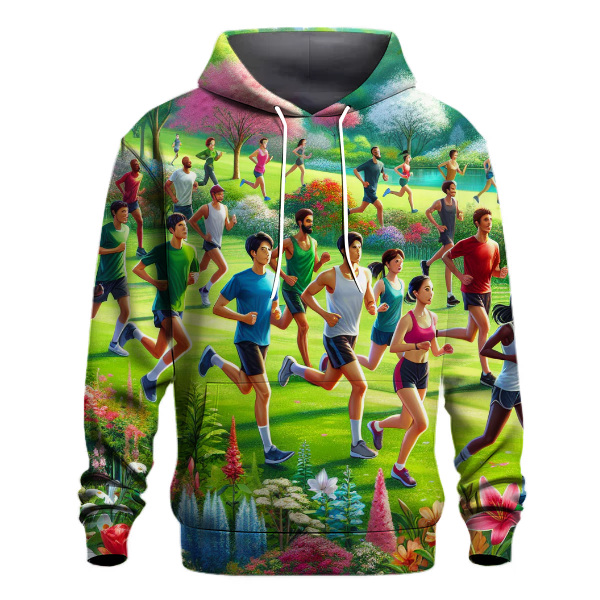 Heartfelt Running Journey Hoodie