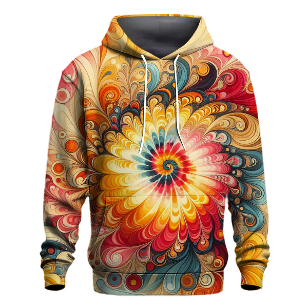 Rising Sun Tie-Dye Hoodie