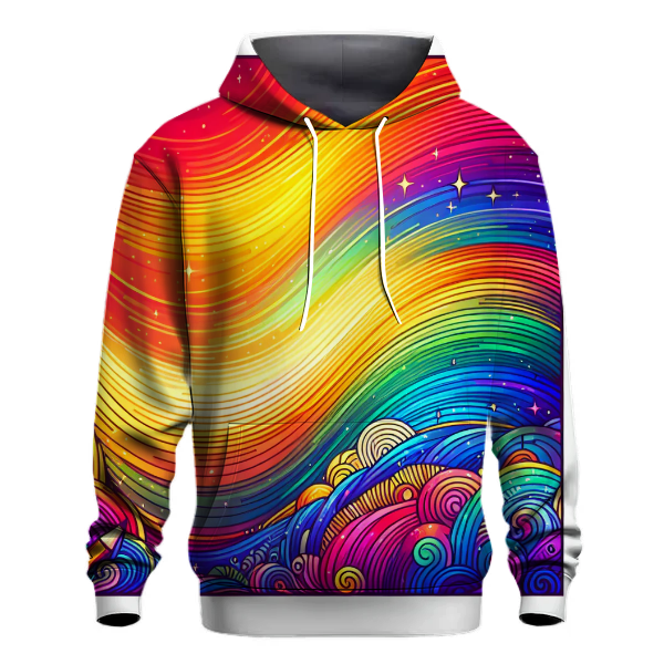 Luminous Rainbow Gradient Hoodie