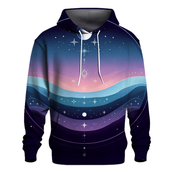 Whimsical Night Sky Fade Hoodie