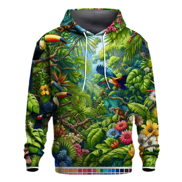 Exotic Jungle Paradise Hoodie