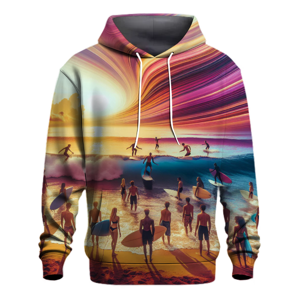 Surfing Sunset Escape Hoodie