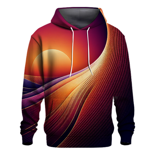 Burnt Orange Sunset Hoodie