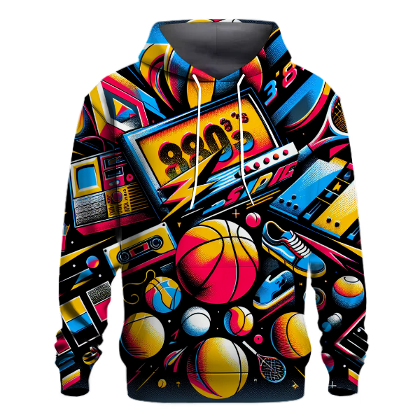 Retro Sport Graphics Hoodie