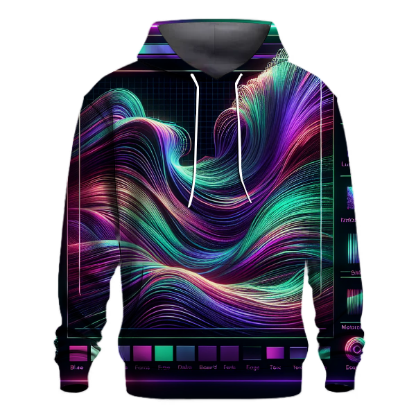 Tech Glow Wave Hoodie