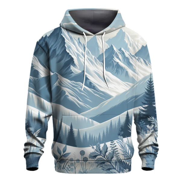 Snowy Mountain Glow Hoodie