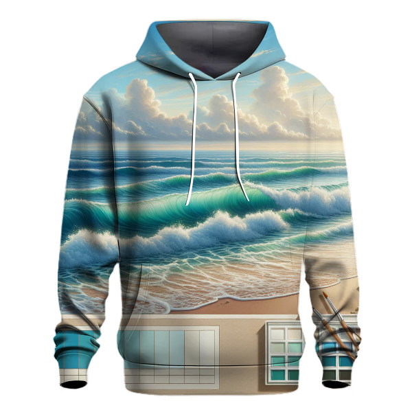 Harmonious Ocean Waves Hoodie