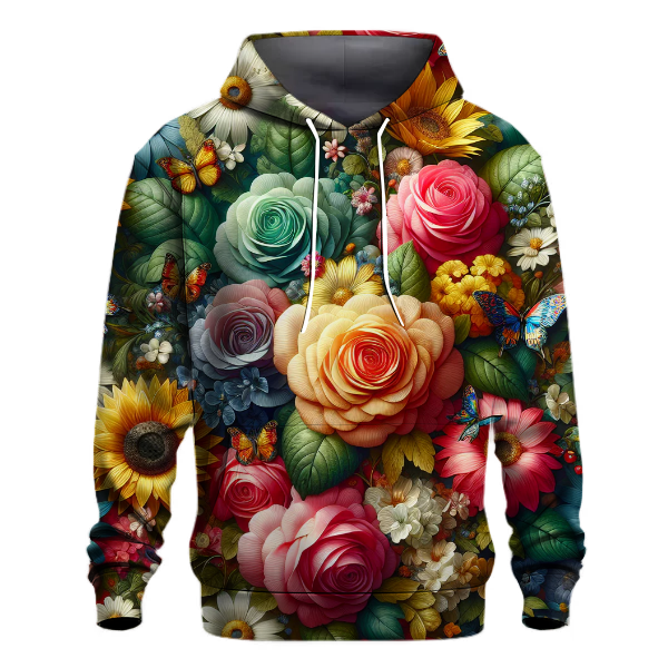 Radiant Floral Hoodie