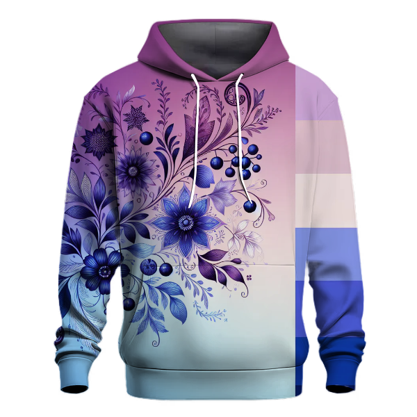 Frosted Blueberry Gradient Hoodie