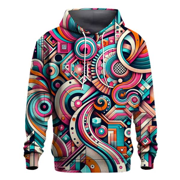 Funky Retro Swirl Hoodie